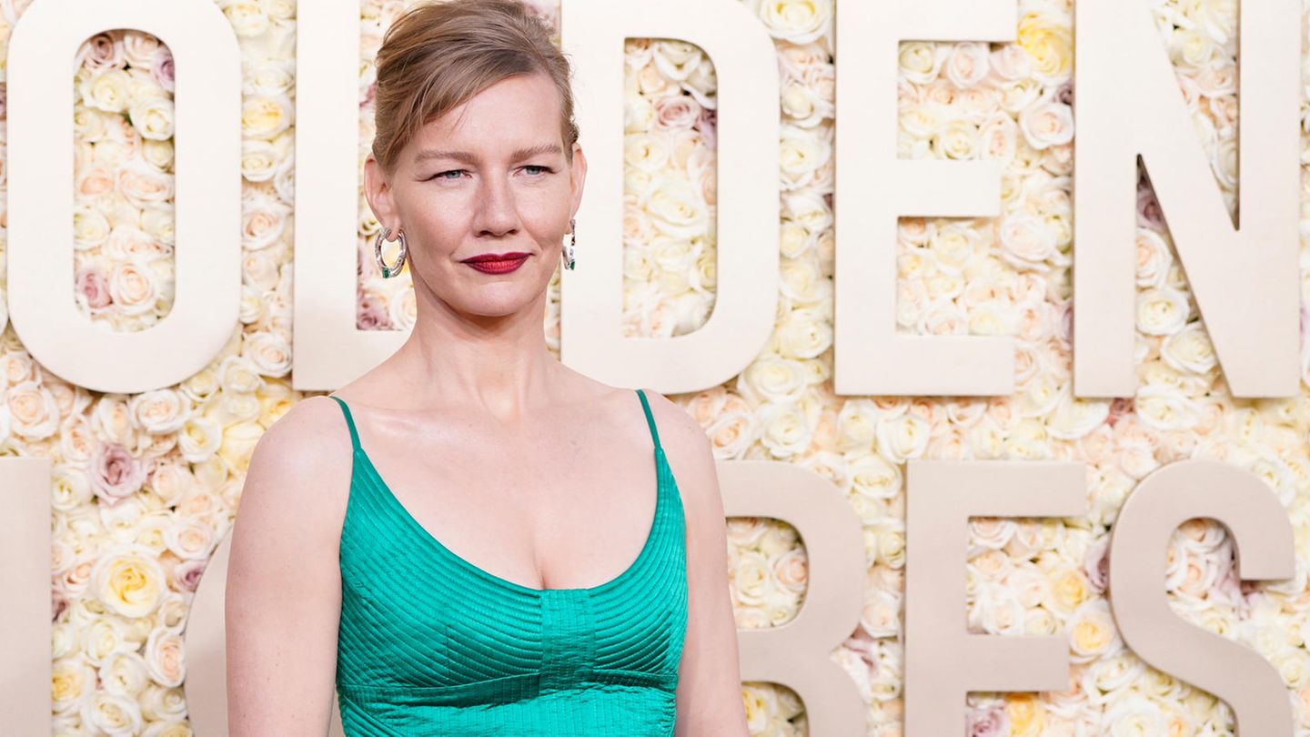 Sandra Hüller bei den Golden Globes 2024