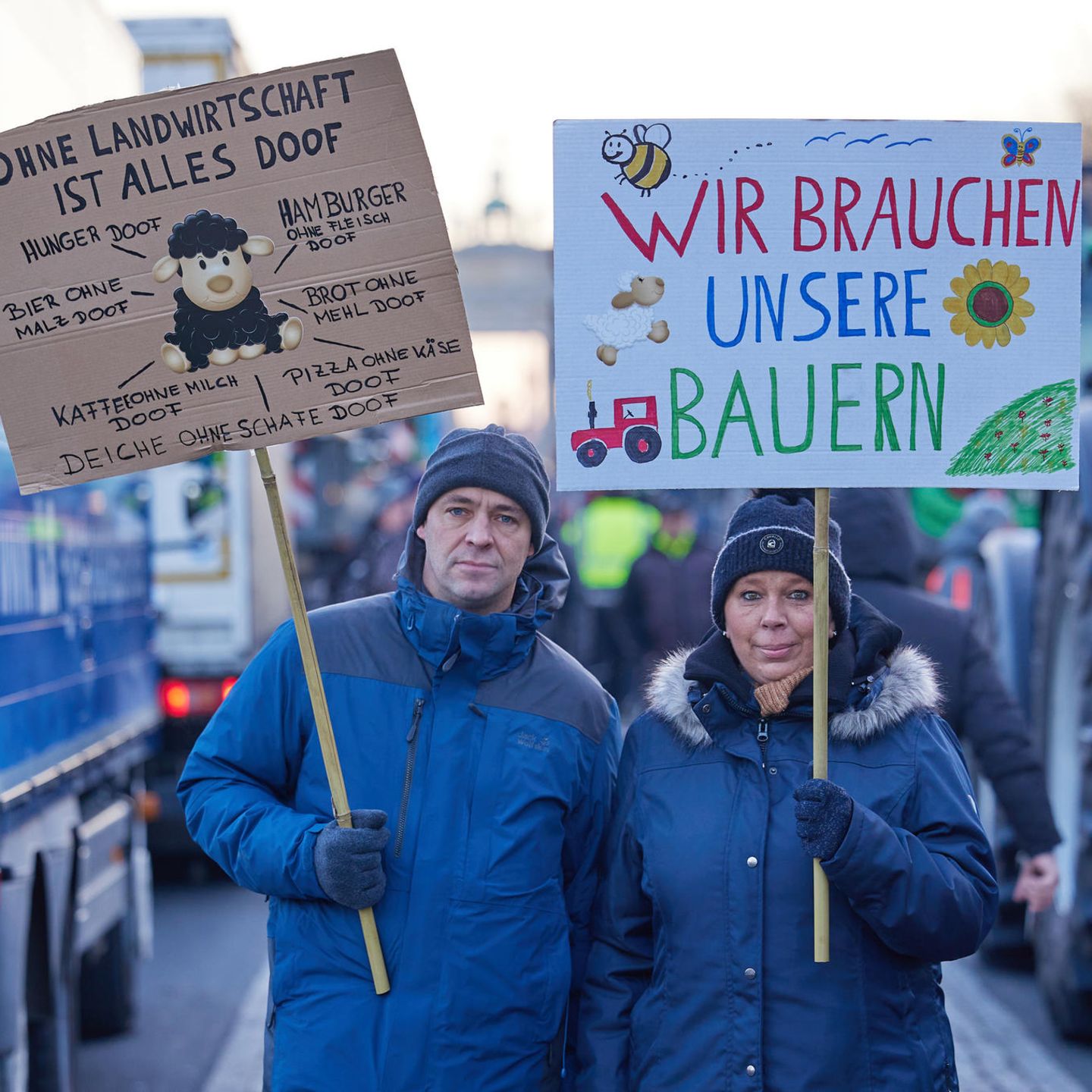 Kreis Höxter: Landwirte demonstrieren in Berlin