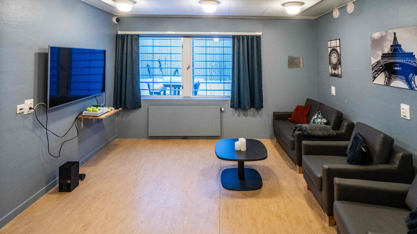 Breivik-Gefängnis Fernsehraum