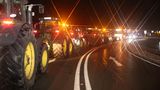 In Mecklenburg-Vorpommern blockierten Landwirtinnen und Landwirte mit ihren Fahrzeugen zahlreiche Autobahnauffahrten