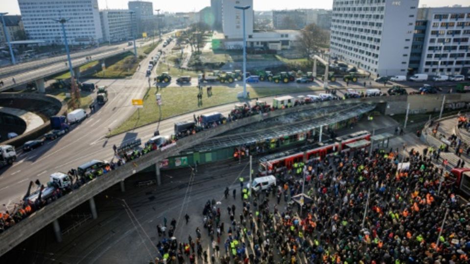 Protestaktion am Montag in Halle an der Saale