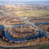 Wird die Auffahrt blockiert, ist auch die Autobahn leer, zeigt dieses Beispiel von der A17 bei Dresden