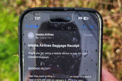 Das iPhone war in einem Straßengraben gefunden  worden