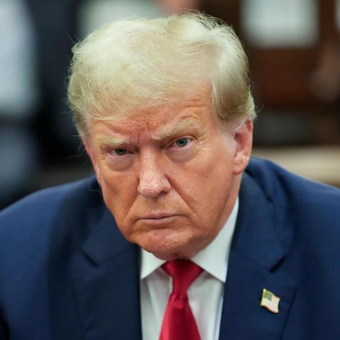 Muss sich in diesem Jahr mit mehreren Verfahren auseinandersetzen: Ex-US-Präsident Donald Trump, hier bei einer Anhörung vor einem Gericht im Oktober 2023 in New York