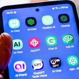 ChatGTP-App auf einem Handy