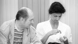 Sahra Wagenknecht bei einer Sitzung des PDS-Vorstands in Berlin