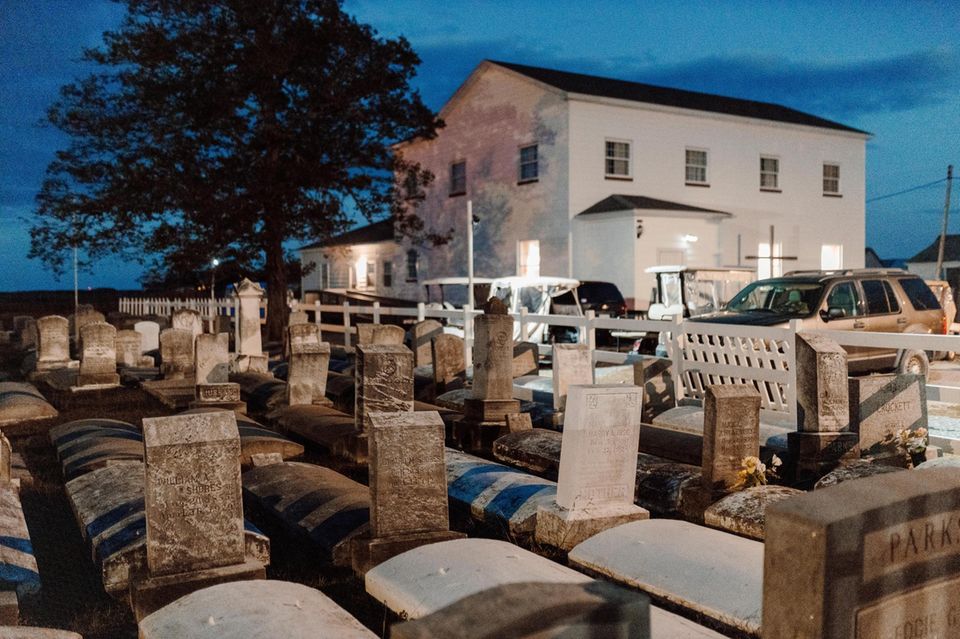 Graves covered in concrete Graves covered in concrete