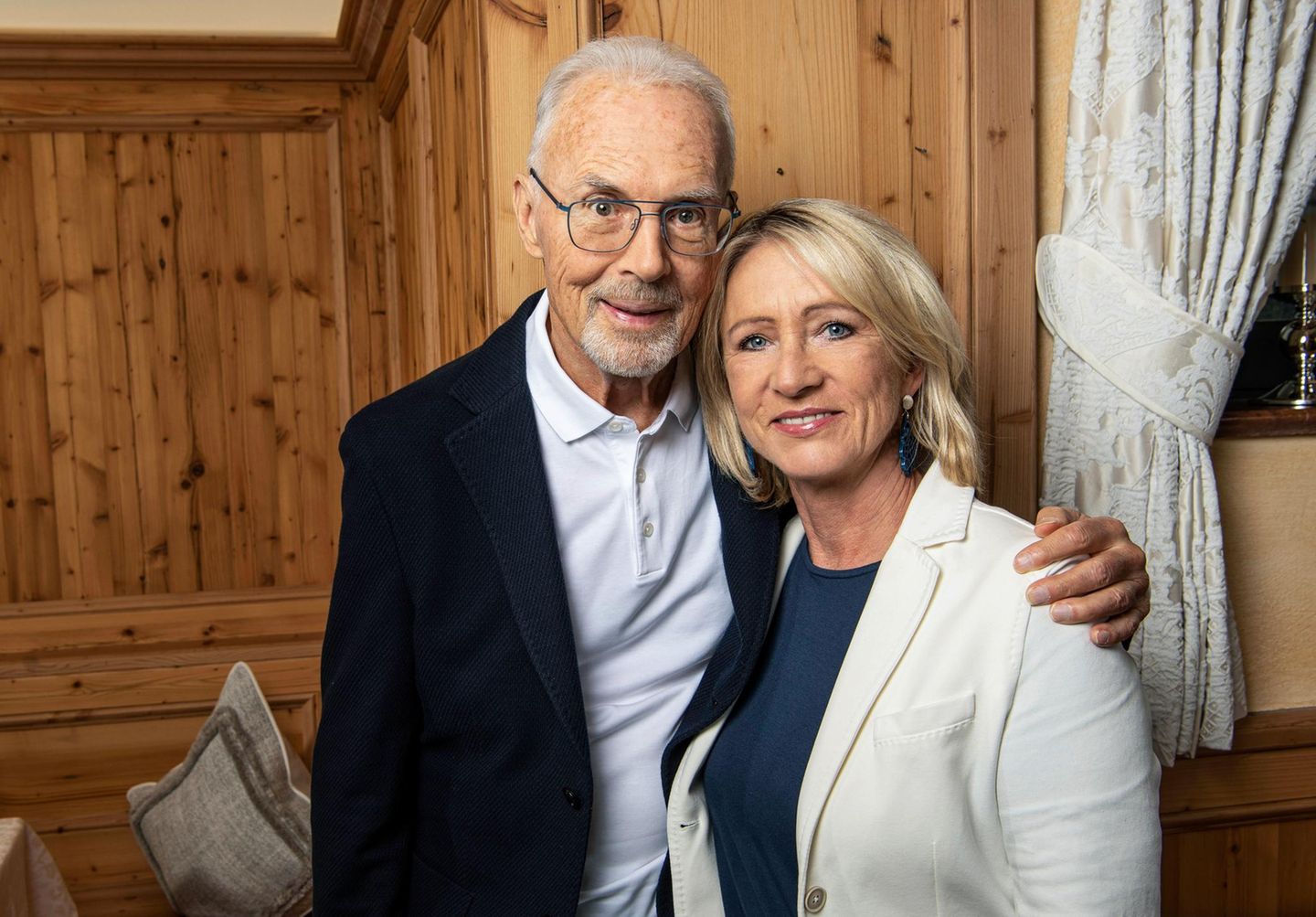 Franz Beckenbauer und seine Frau Heidi