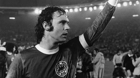 Franz Beckenbauer wurde schon bei der WM 1974 "Kaiser" genannt
