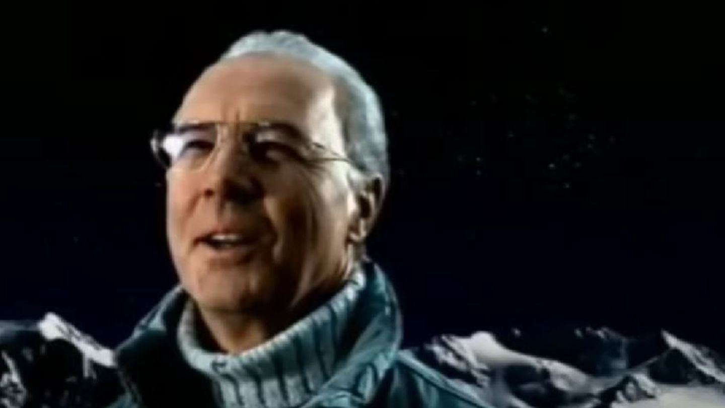 Franz Beckenbauer im Werbespot für E-Plus im Jahr 2000