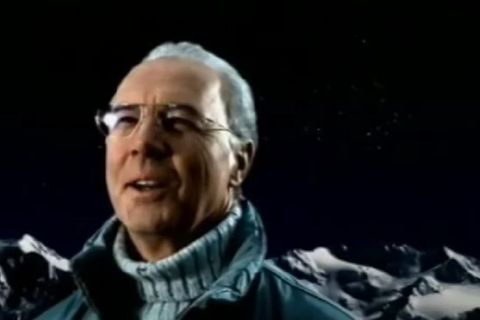 Franz Beckenbauer im Werbespot für E-Plus im Jahr 2000