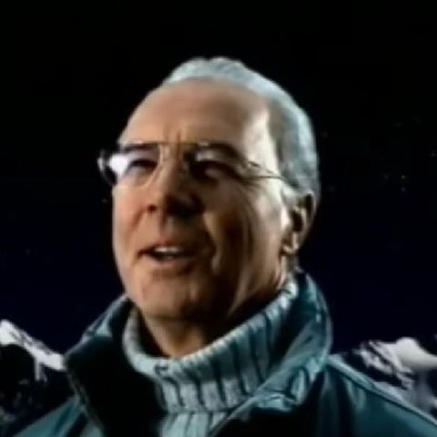 Franz Beckenbauer im Werbespot für E-Plus im Jahr 2000