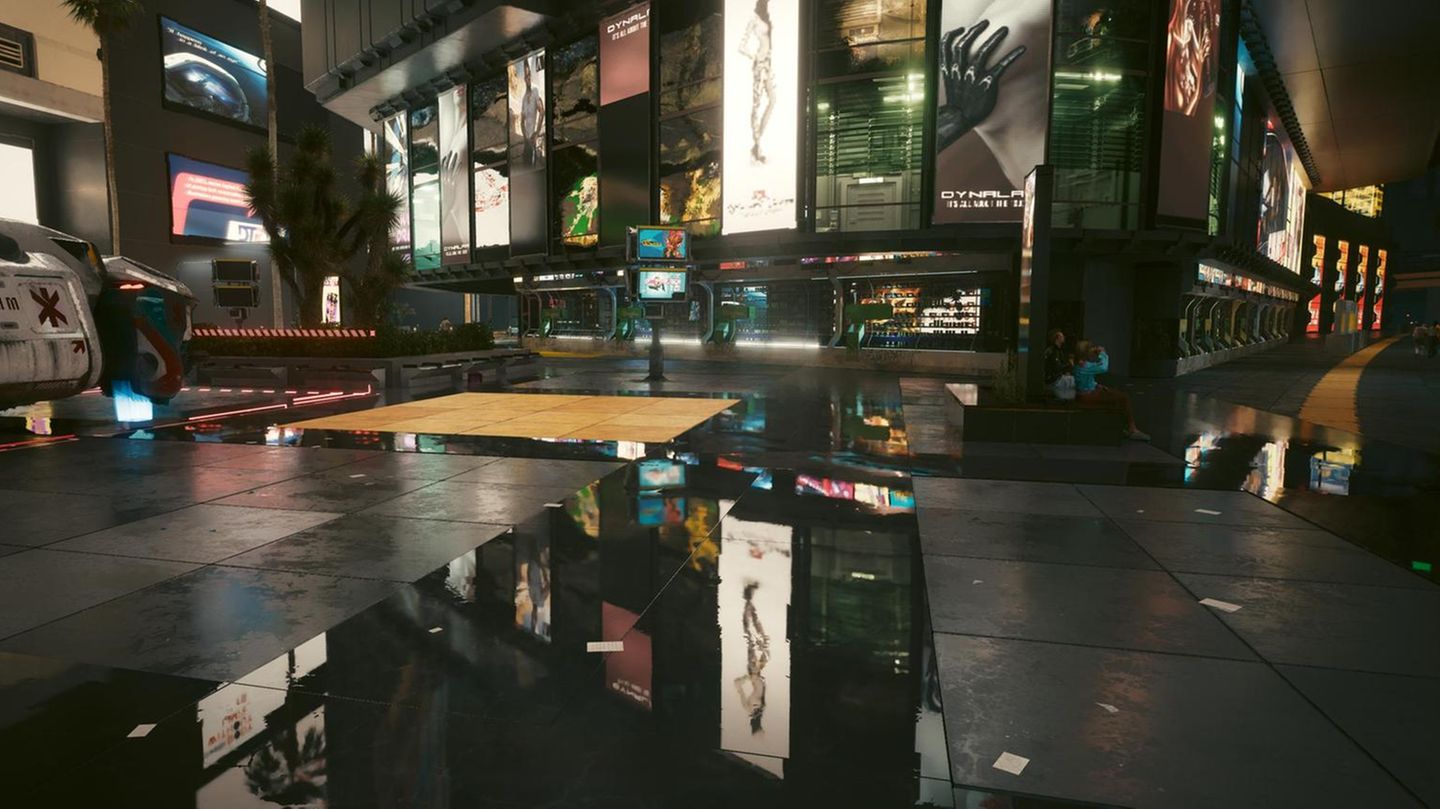 Eine Szene aus dem Spiel Cyberpunk 2077