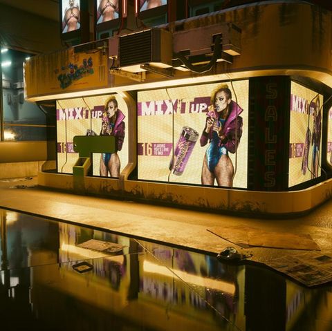 Eine Scene aus dem Spiel Cyberpunk 2077