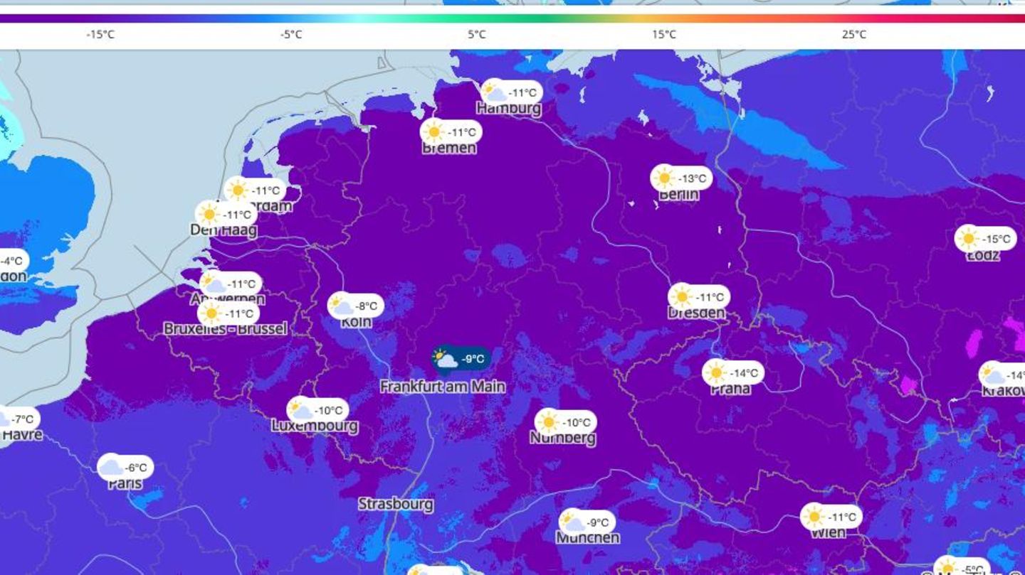 Wetter: Gefühlte Temperaturen von wetter.de