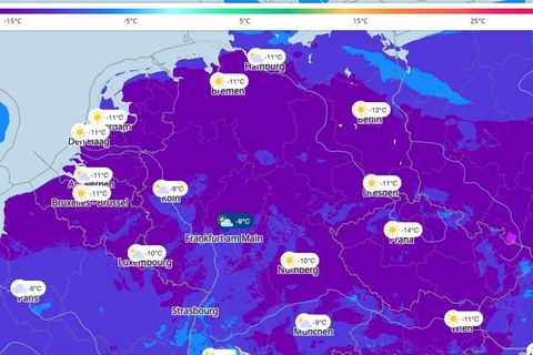 Wetter: Gefühlte Temperaturen von wetter.de