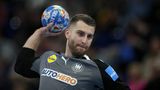 Lukas Mertens spielt Linksaußen bei der Handball-EM