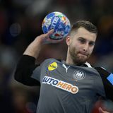 Lukas Mertens spielt Linksaußen bei der Handball-EM