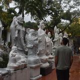 Lebensgroße Statuen aus Marmor