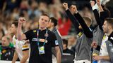 Kann nach dem Spiel mit seiner Mannschaft jubeln: Nationaltrainer Alfred Gislason