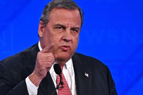 Chris Christie, Ex-Gouverneur von New Jersey und bislang härtester Kritiker von Trump im Vorwahlkampf