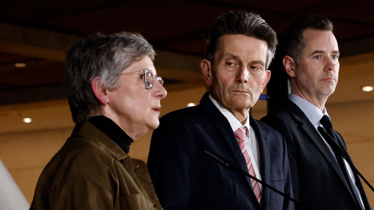 Die drei Fraktionsvorsitzenden der Ampel-Koalition