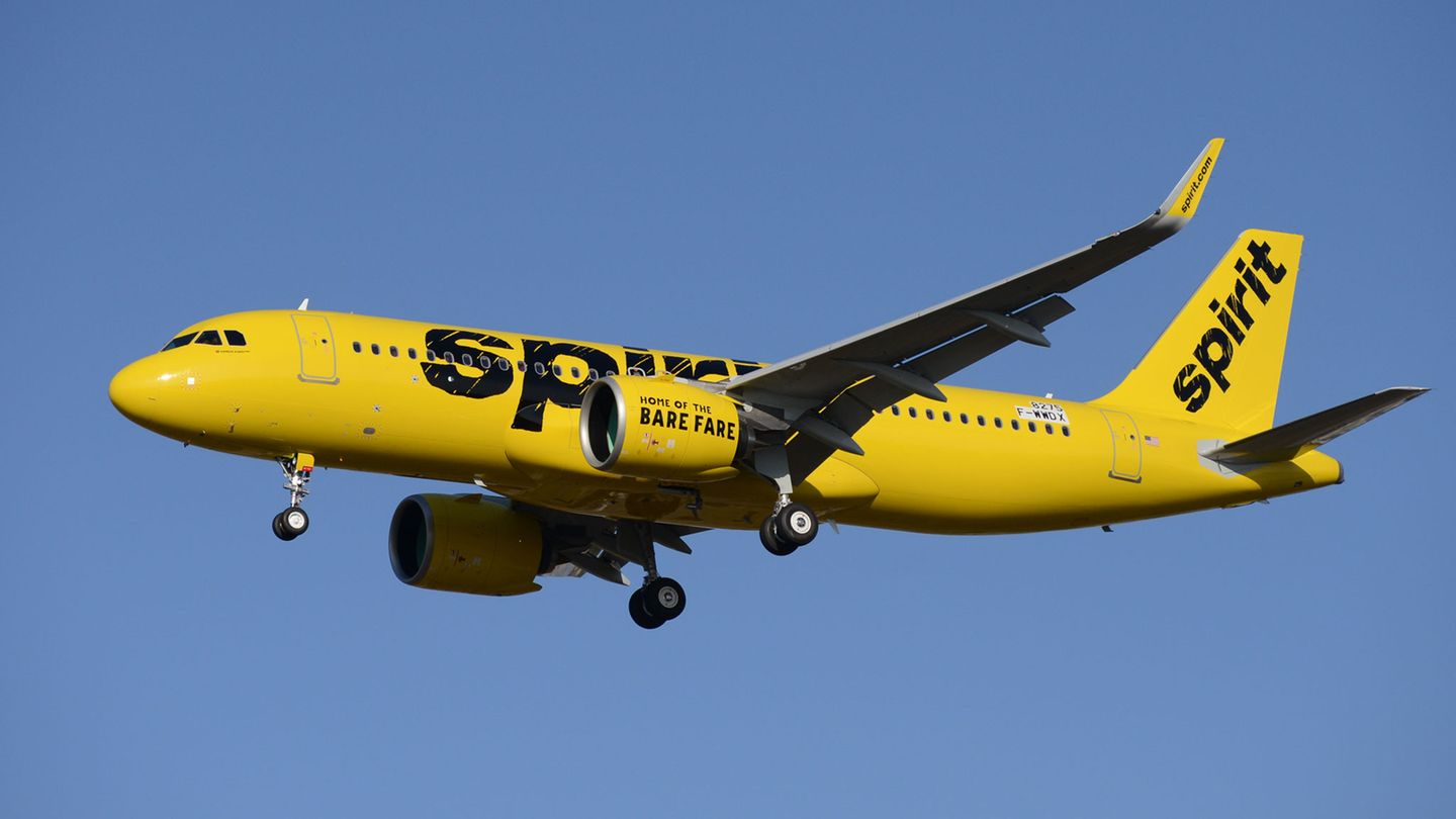 Der Billigflieger aus Florida betreibt eine reine Airbus-Flotte und kommt auf einen Risikoindex von 90,7 Prozent. 