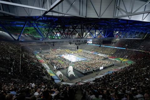 Mammut-Projekt: Handball-EM: Umbau der Merkur-Arena im Zeitraffer
