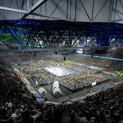 Mammut-Projekt: Handball-EM: Umbau der Merkur-Arena im Zeitraffer