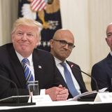 2017 Jeff Bezos Trump