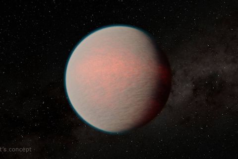Illustration eines Exoplaneten