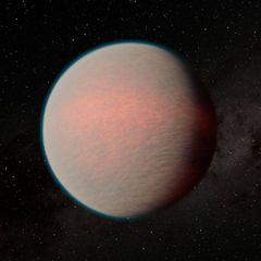 Illustration eines Exoplaneten