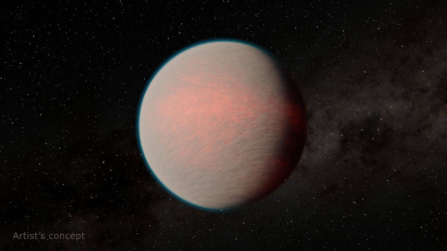 Illustration eines Exoplaneten
