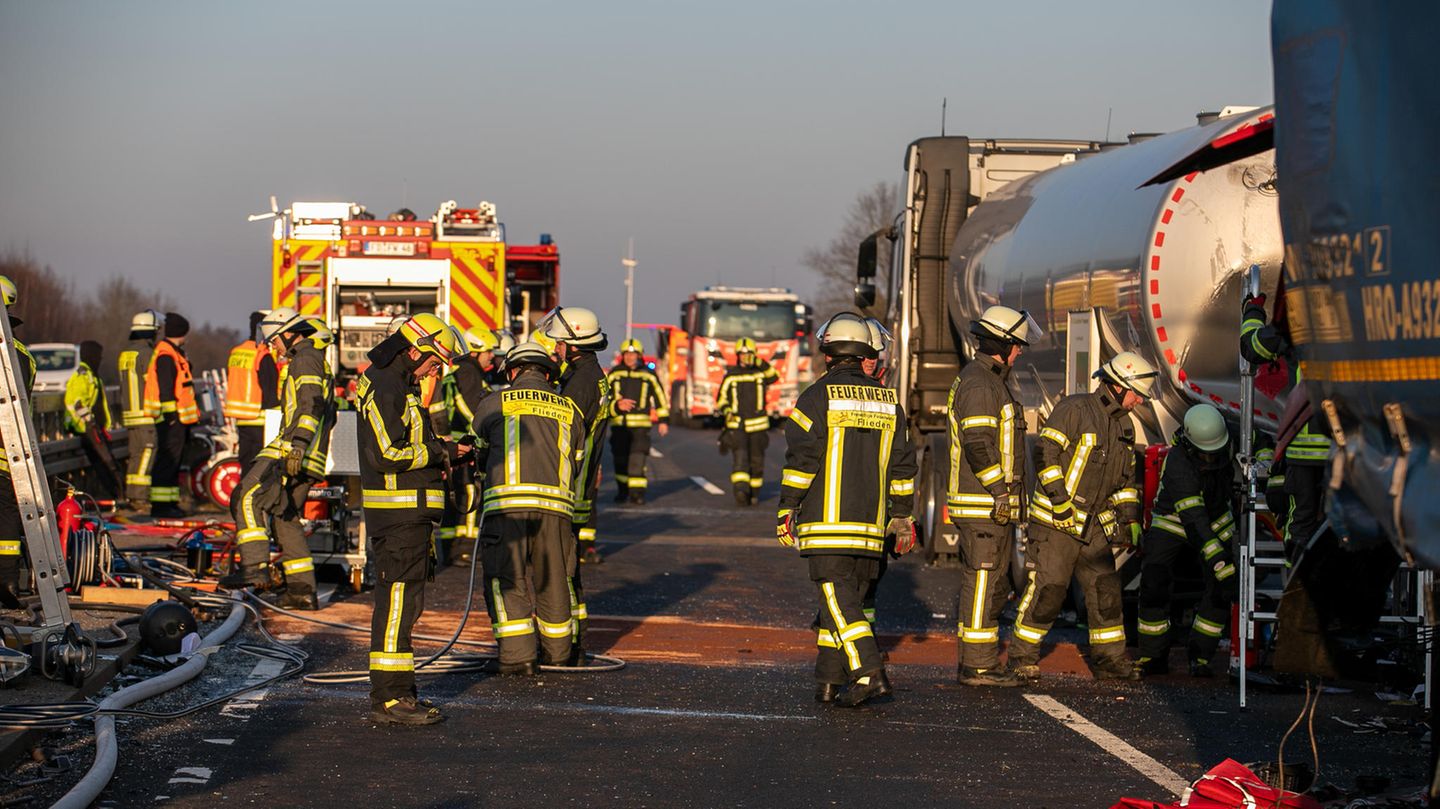 A66 Auffahrunfall Stau Bauernprotest