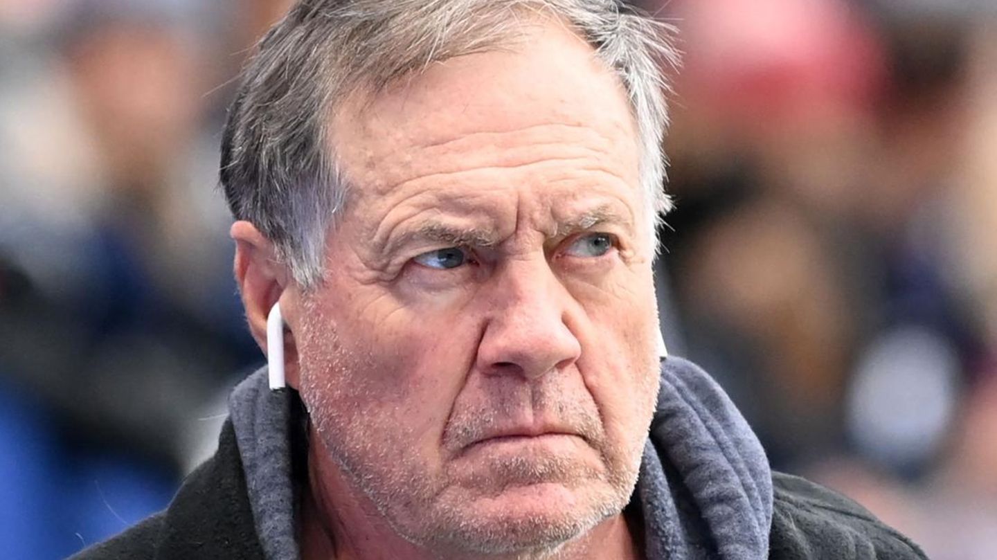 Bill Belichick im November 2023 bei einem NFL-Gastspiel seiner Patriots in Frankfurt