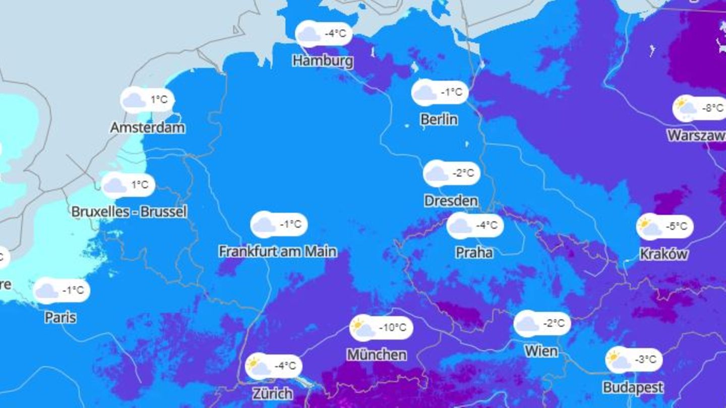 Aktuelle Temperatur Krefeld