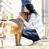 Selena Gomez mit Hund