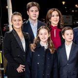 Mary, Frederik und ihre vier Kinder