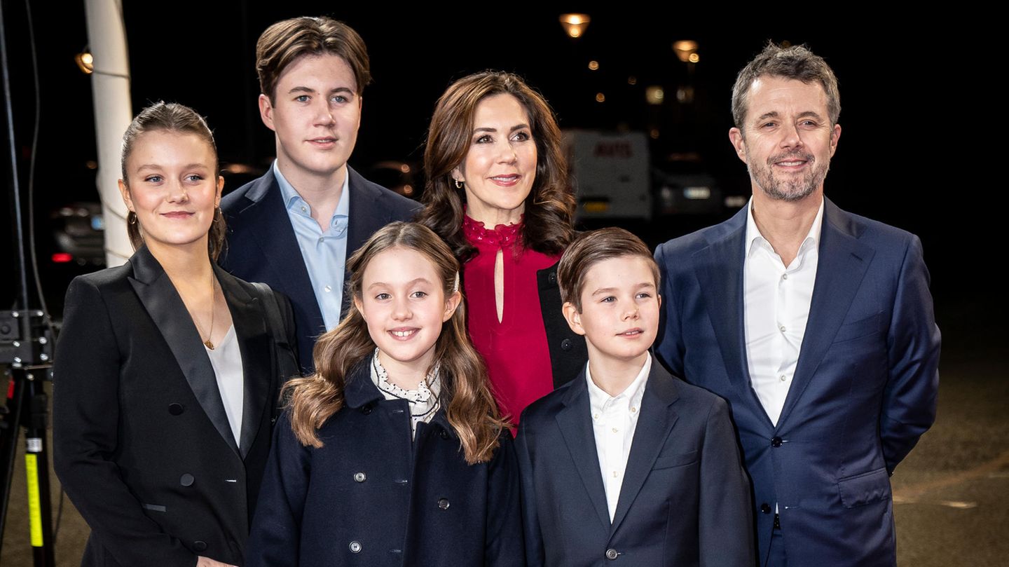 Mary, Frederik und ihre vier Kinder