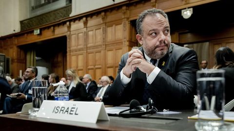 Tal Becker, einer von Israels Anwälten in Den Haag