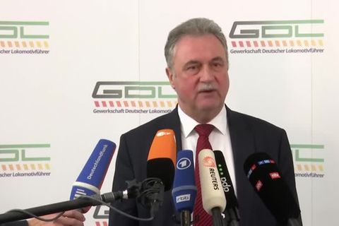 Video: Weselsky: geben Bahn Zeit, "um zur Besinnung zu kommen"
