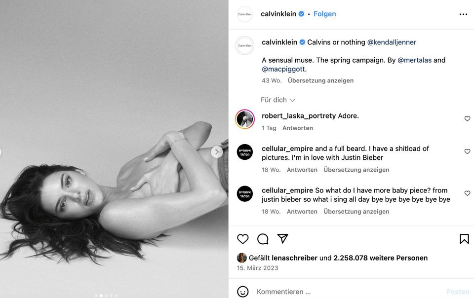 Die ASA bezeichnete die Fotos von Kendall Jenner im Gegensatz zu denen von FKA Twigs als "angemessen für eine Unterwäschen-Kampagne".
