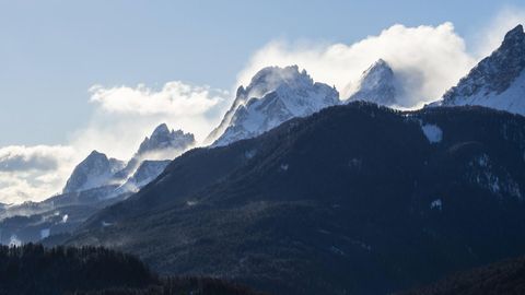 Blick auf die Dolomiten