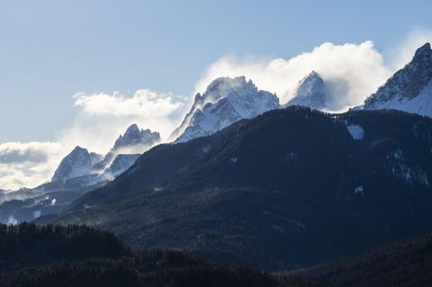 Blick auf die Dolomiten