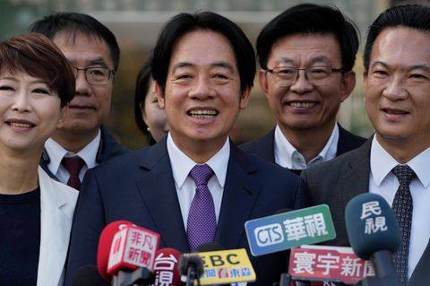 Lai Ching-te, genannt William Lai, hat sich bei der Präsidentenwahl in Taiwan fdurchgesetzt