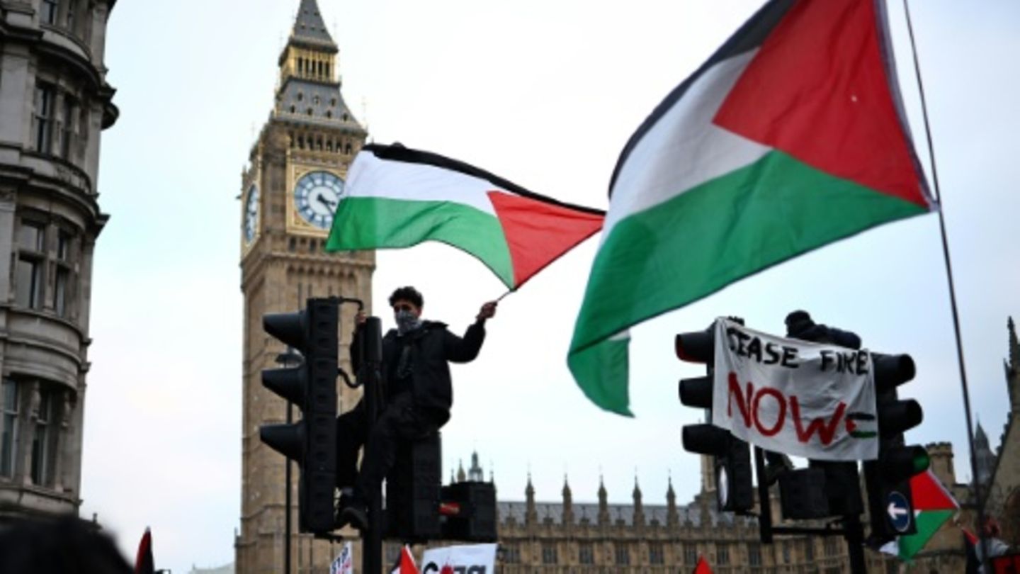 Tausende protestieren in London und Washington gegen Gaza-Krieg