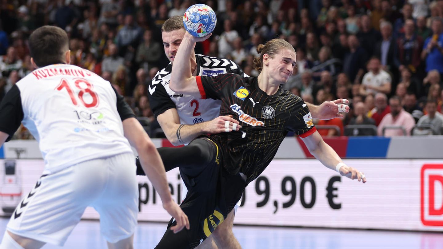 "Es ist der Wahnsinn": Spielmacher Juri Knorr war mit zehn Toren bester Werfer gegen Nordmazedonien