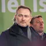 Auch Bundesfinanzminister Christian Lindner ist vor Ort,