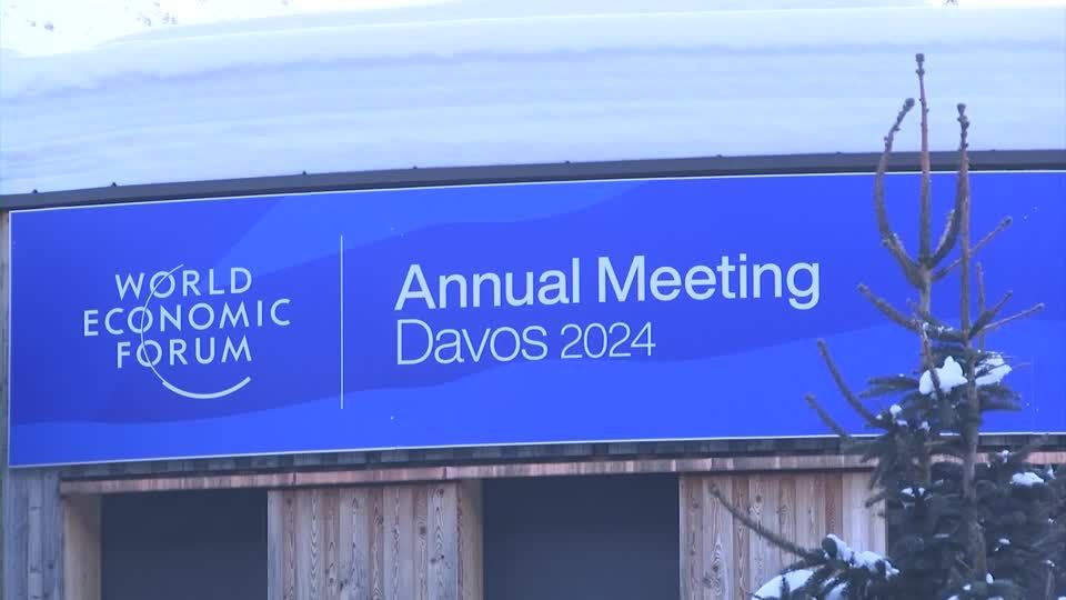 Video: Davos: Elitetreffen in Schweizer Bergen sucht Ausweg aus Krieg und Krisen