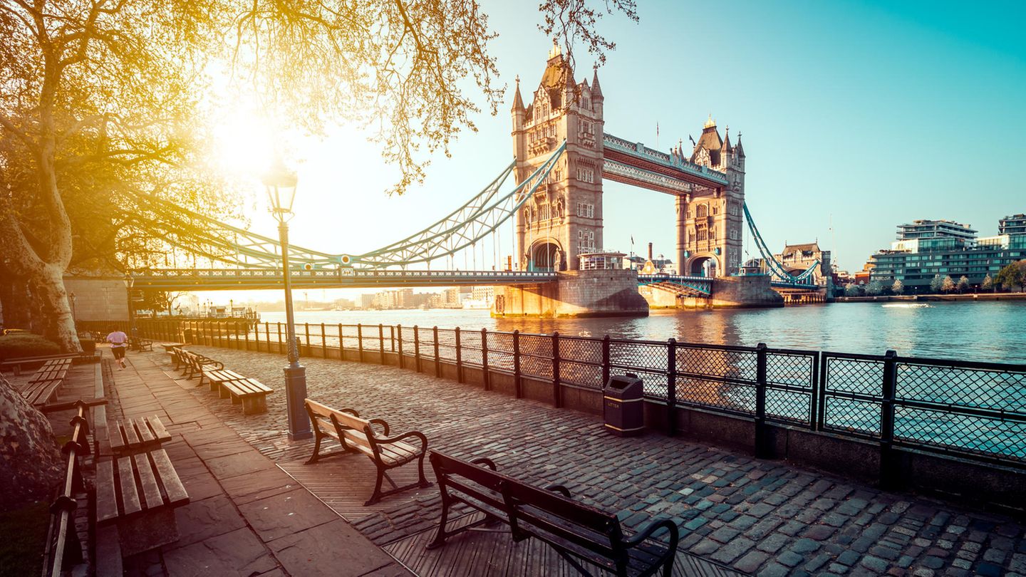 Blick auf die Tower Bridge